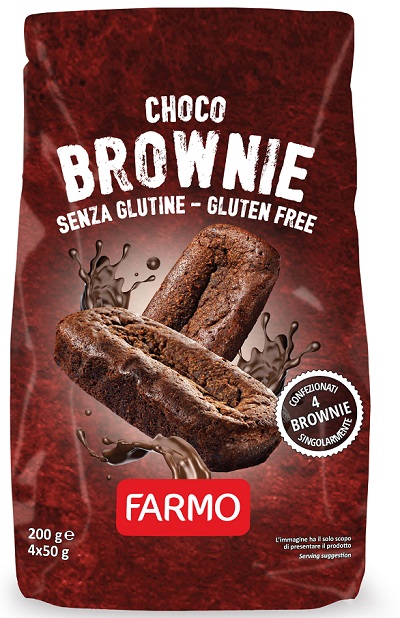 FARMO CHOCO BROWNIE 4 X 50 G - Farmacia De Pasquale