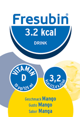 FRESUBIN 3,2 KCAL DRINK MANGO 4 X 125 ML - Farmacia De Pasquale