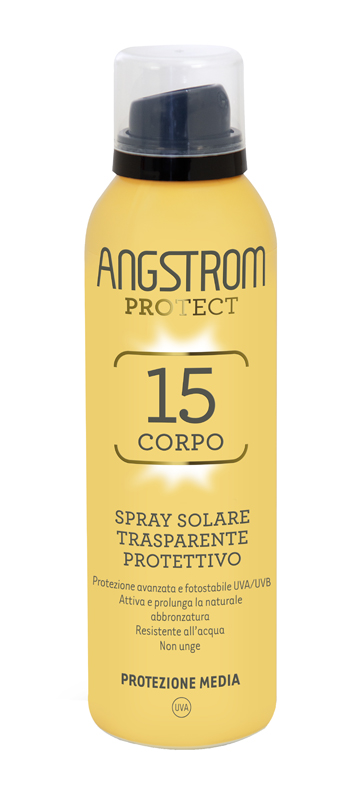 ANGSTROM PROTECT 15 CORPO SPRAY SOLARE TRASPARENTE 150 ML - Farmacia De Pasquale