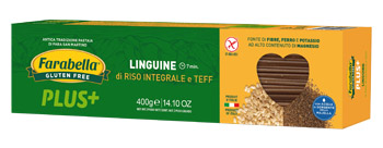 FARABELLA LINGUINE RISO INTEGRALE E TEFF 400 G - Farmacia De Pasquale