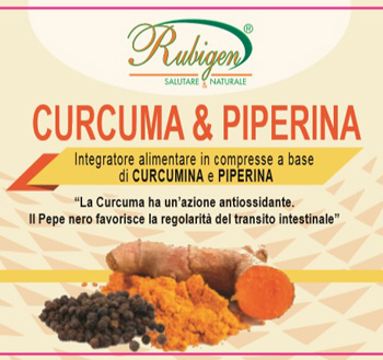 CURCUMA & PIPERINA RUBIGEN 120 COMPRESSE DA 500 MG - Farmacia De Pasquale