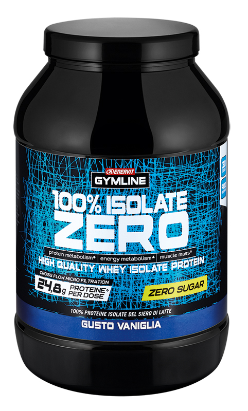 GYMLINE 100% WHEY ISO ZERO VANIGLIA 900 G - Farmacia De Pasquale
