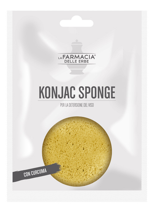 FDE KONJAC SPONGE CURCUMA 1 PEZZO - Farmacia De Pasquale
