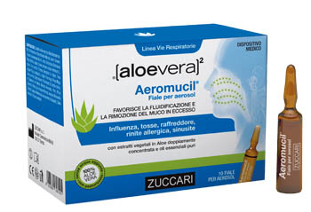 ALOEVERA2 AEROMUCIL 10 FIALE 5 ML - Farmacia De Pasquale