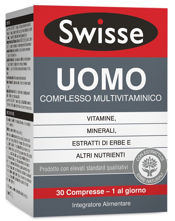 SWISSE MULTIVITAMINICO UOMO 30 COMPRESSE - Farmacia De Pasquale