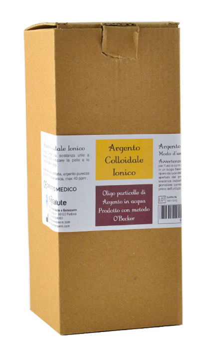 ARGENTO COLLOIDALE IONICO 40PPM CERTIFICATO 500 ML - Farmacia De Pasquale