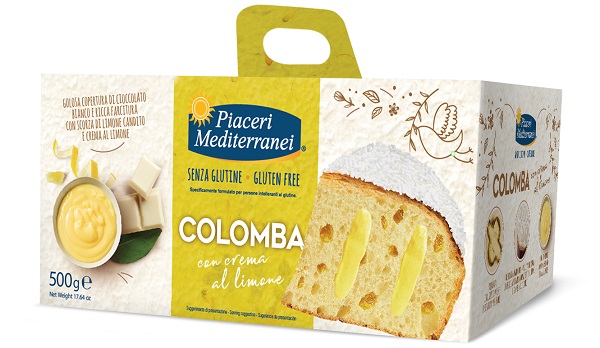 PIACERI MEDITERRANEI COLOMBA CREMA LIMONE 500 G - Farmacia De Pasquale