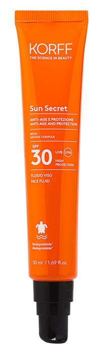 KORFF SUN SECRET FLUIDO VISO SPF30 50 ML - Farmacia De Pasquale