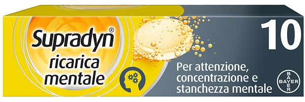 SUPRADYN RICARICA MENTALE 10 COMPRESSE - Farmacia De Pasquale