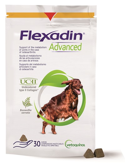 FLEXADIN ADVANCED CANE TUTTE LE TAGLIE 30 TAVOLETTE APPETIBILI - Farmacia De Pasquale