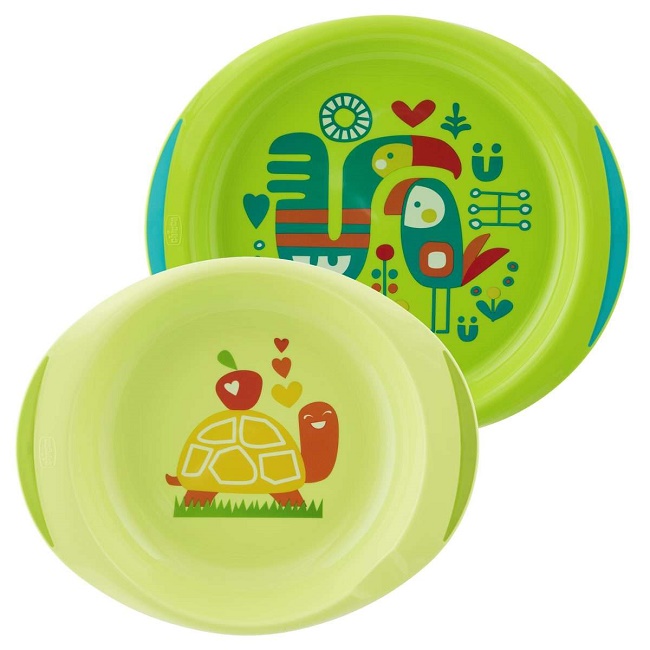 CHICCO PIATTO FONDO E PIANO 12M+ VERDE - Farmacia De Pasquale
