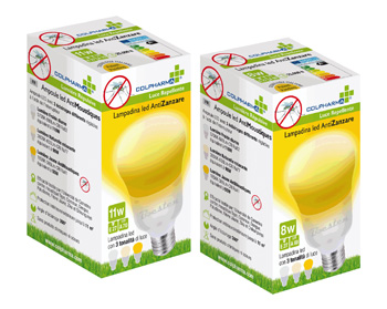 COLPHARMA LAMPADINA LED ANTIZANZARA 8 WATT - Farmacia De Pasquale