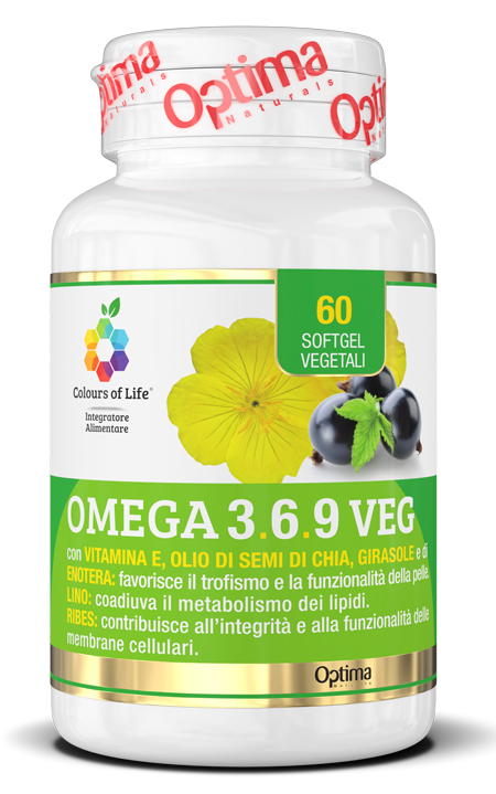 COLOURS OF LIFE OMEGA 3-6-9 VEG 60 SOFT GEL - Farmacia De Pasquale