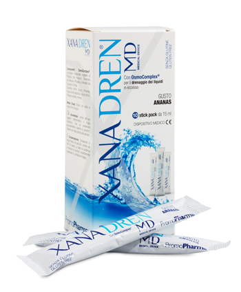 XANADREN ANANAS 10 STICK PACK X 15 ML - Farmacia De Pasquale