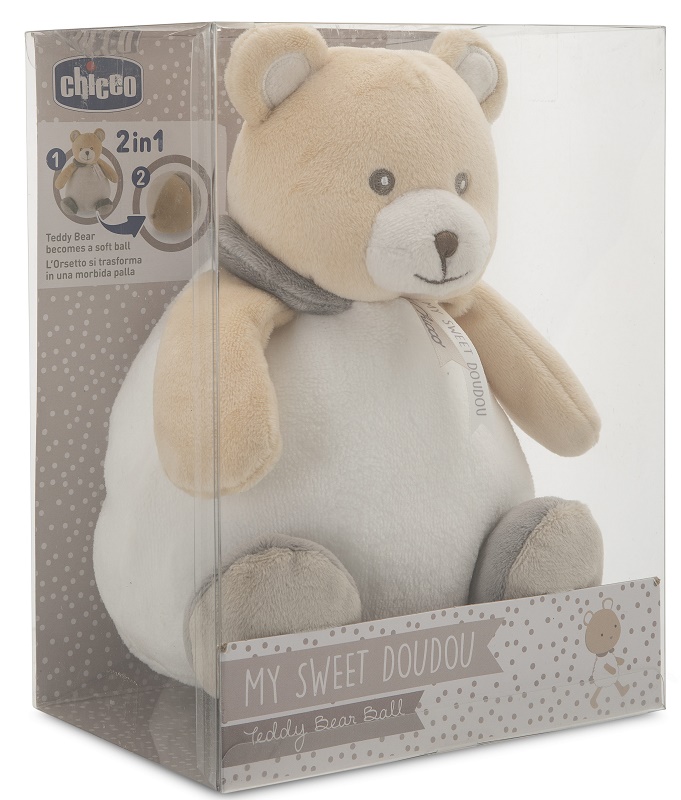 CHICCO MY SWEET DOUDOU TEDDY BEAR BALL 0M+ - Farmacia De Pasquale