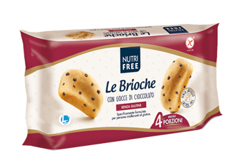 NUTRIFREE LE BRIOCHE GOCCE DI CIOCCOLATO 200 G - Farmacia De Pasquale