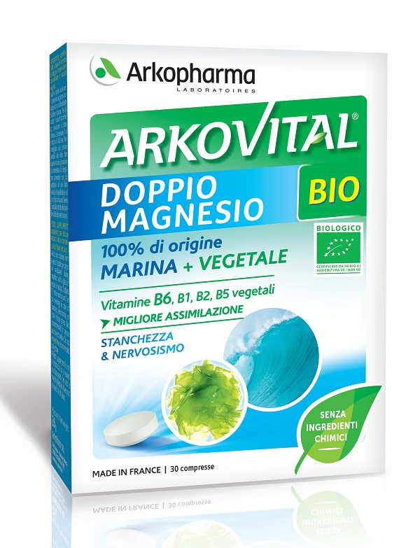 ARKOVITAL DOPPIO MAGNESIO BIO 30 COMPRESSE - Farmacia De Pasquale