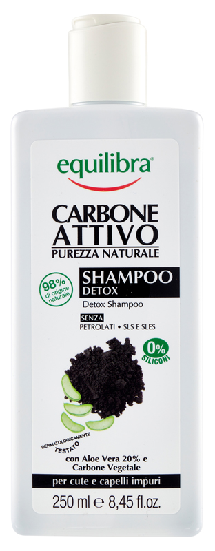 CARBONE ATTIVO PUREZZA NATURALE SHAMPOO DETOX 250 ML - Farmacia De Pasquale