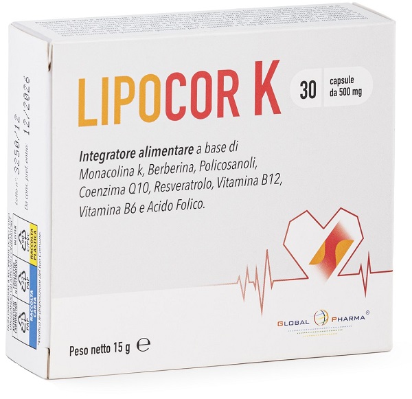 LIPOCOR K 30 CAPSULE - Farmacia De Pasquale