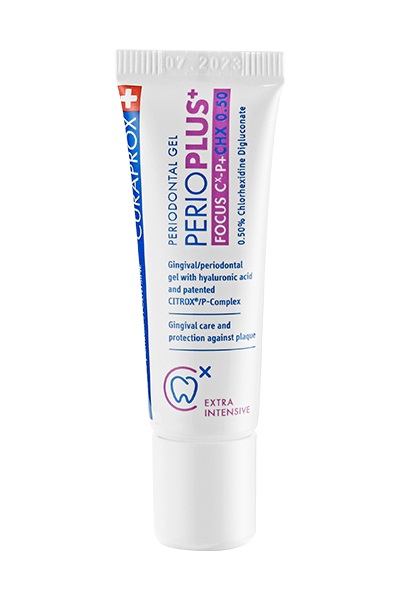 CURAPROX PERIOPLUS+ FOCUS GEL CHX 0,5% 10 ML - Farmacia De Pasquale