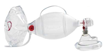 PALLONE PER RIANIMAZIONE AMBU MONOUSO COMPLETO DI MASCHERA E RESERVOIR - Farmacia De Pasquale