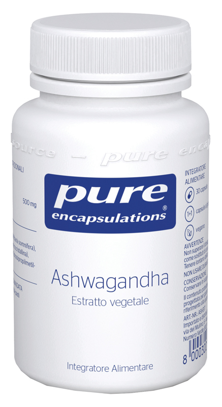 PURE ENCAPSULATIONS ASHWAGANDHA 30 CAPSULE - Farmacia De Pasquale