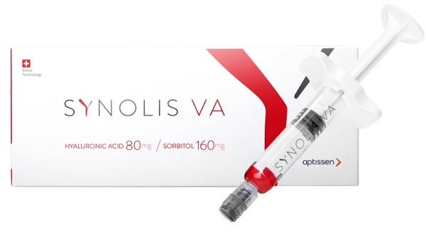SYNOLIS V-A SOLUZIONE INIETTABILE VISCOELASTICA ISOTONICA IN SIRINGA PRERIEMPITA DI SODIO IALURONATO 80MG  E SORBITOLO 160MG CAPACITA' SIRINGA 4ML MONOSHOT 1 PEZZO - Farmacia De Pasquale