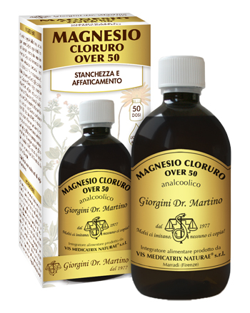 MAGNESIO CLORURO OVER 50 500 ML LIQUIDO ANALCOLICO - Farmacia De Pasquale