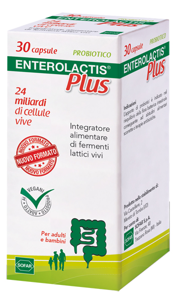 ENTEROLACTIS PLUS 30 CAPSULE - Farmacia De Pasquale