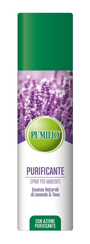 PUMILIO PURIFICANTE SPRAY PER AMBIENTE ESSENZE NATURALI DI LAVANDA E TIMO CON AZIONE IGIENIZZANTE 200 ML - Farmacia De Pasquale