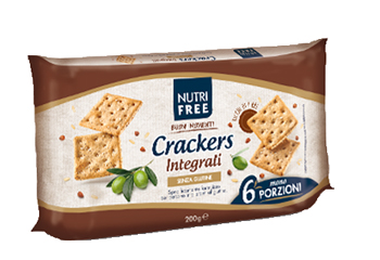 NUTRIFREE CRACKERS INTEGRALI 33,4 G X 6 PEZZI - Farmacia De Pasquale