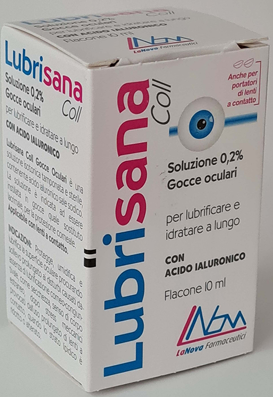 COLLIRIO LUBRISANA FLACONE 10 ML - Farmacia De Pasquale