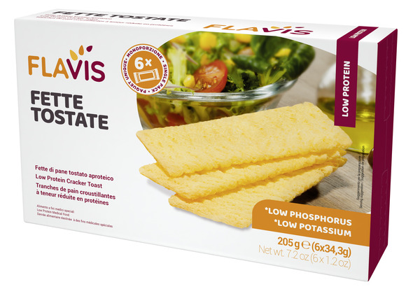 FLAVIS FETTE TOSTATE APROTEICHE 6 PORZIONI DA 34,3 G - Farmacia De Pasquale