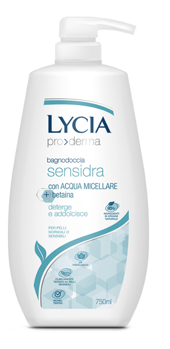 LYCIA PRODERMA BAGNODOCCIA SENSIDRA 750 ML - Farmacia De Pasquale