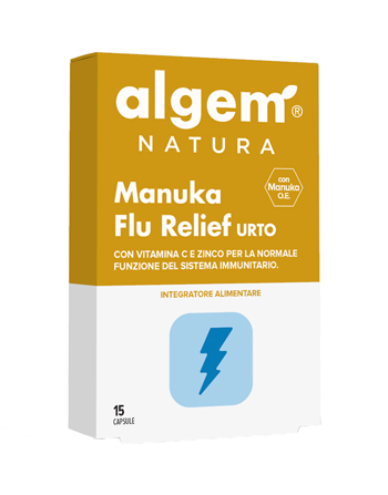 ALGEM MANUKA FLU RELIEF URTO 15 CAPSULE - Farmacia De Pasquale