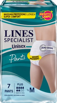 LINES SPECIALIST PANTS PLUS UNISEX M 7 PEZZI - Farmacia De Pasquale
