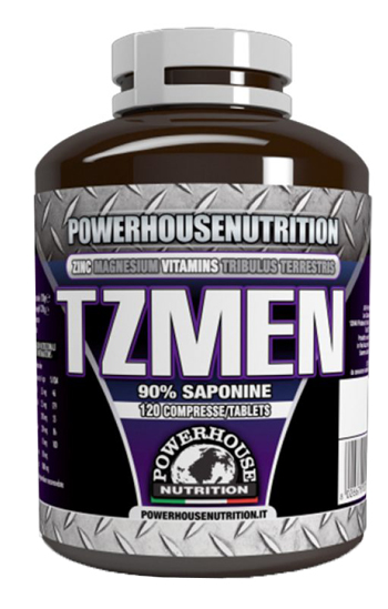 POWERHOUSE NUTRITION TZ MEN TRIBULUS 90% SAPONINE 120 COMPRESSE - Farmacia De Pasquale