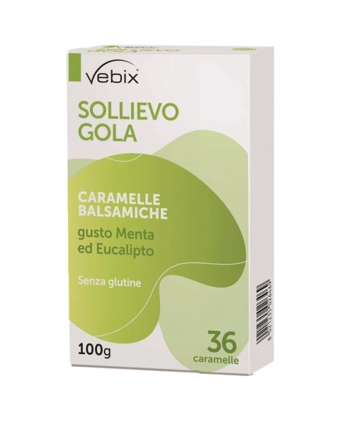 VEBIX NUTRIENTS SOLLIEVO GOLA 36 PASTIGLIE BALSAMICHE - Farmacia De Pasquale