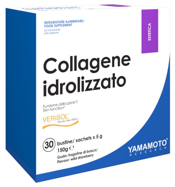 YAMAMOTO RESEARCH COLLAGENE IDROLIZZATO 30 BUSTINE FRAGOLINE DI BOSCO - Farmacia De Pasquale