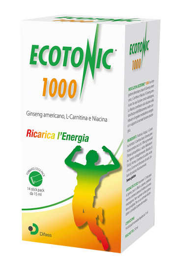 ECOTONIC 1000 14 STICK PACK 15 ML - Farmacia De Pasquale