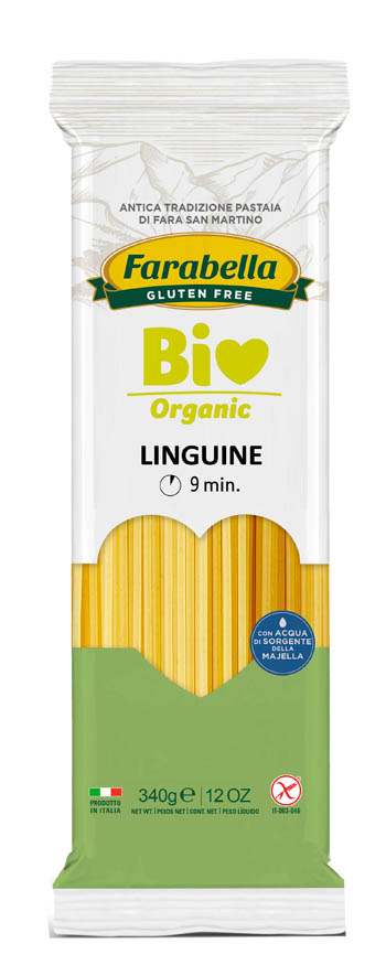 FARABELLA BIO LINGUINE MAIS-RISO 340 G - Farmacia De Pasquale