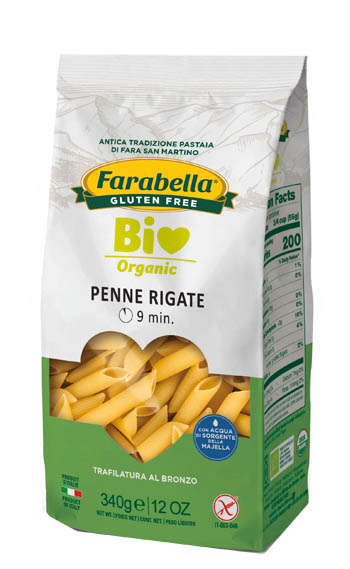 FARABELLA BIO PENNE RIGATE MAIS-RISO 340 G - Farmacia De Pasquale