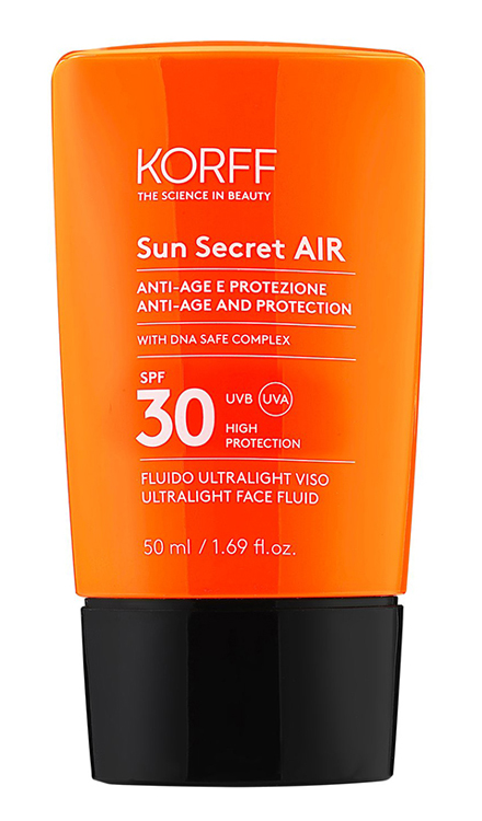 KORFF SUN SECRET AIR FLUIDO VISO SPF30 50 ML - Farmacia De Pasquale