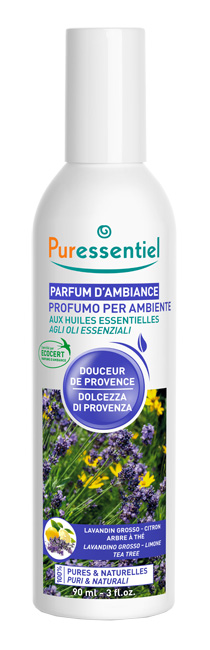 PURESSENTIEL PROFUMO AMBIENTE DOLCEZZA PROVENZA ECOCERT 90 ML - Farmacia De Pasquale