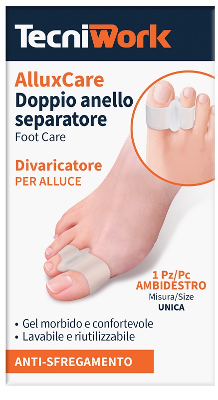 ALLUX CARE SEPARATORE E DIVARICATORE PER ALLUCE A DOPPIO ANELLO - Farmacia De Pasquale