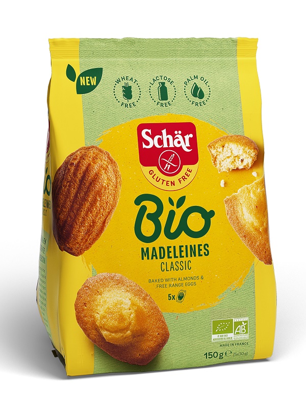 SCHAR BIO MADELEINES CLASSIC 5 MONOPORZIONI DA 30 G - Farmacia De Pasquale