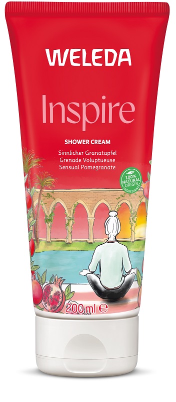 WELEDA INSPIRE DOCCIA CREMOSA MELOGRANO 200 ML - Farmacia De Pasquale