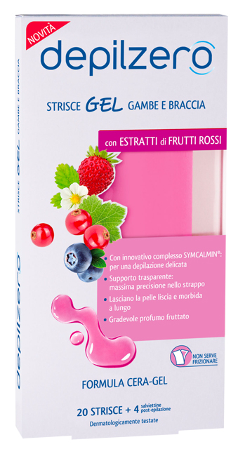 DEPILZERO STRISCE GEL GAMBE BRACCIA 20 PEZZI - Farmacia De Pasquale