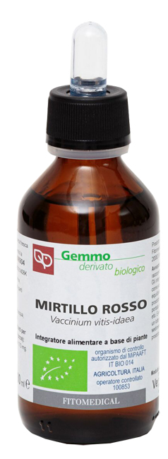 MIRTILLO ROSSO MACERATO GLICERICO 100 ML BIO - Farmacia De Pasquale