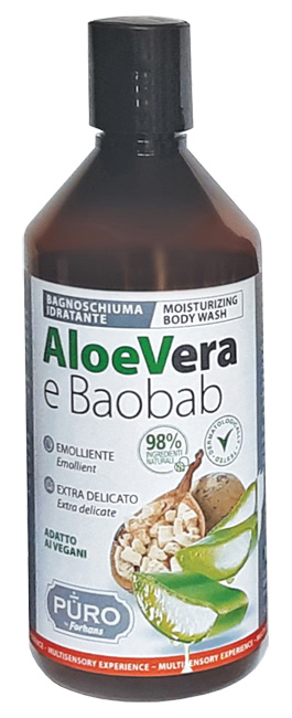 PURO BAGNOSCHIUMA ALOE E BAOBAB 500 ML - Farmacia De Pasquale